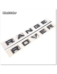 Automotive Parts and Accessories: Range Rover Black L322 Hood Tailgate Bonnet Badge Emblem Lettering Bo SJH1041BK - GROUPMY