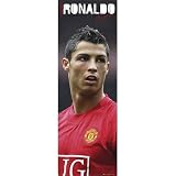 Manchester United (Cristiano Ronaldo, Door) Sports Poster Print - 21x62