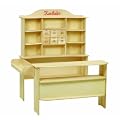 roba 9286 - Verkaufsstand, Schichtholz Multiplex, mit 6 Holzschubladen, Theke und Seitenverbindungskasten 120,5 x 107 x 95 cm