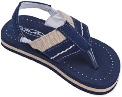 Brand New Toddlers Thong-Style Navy Sandals Size 8
