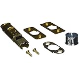 Kwikset 1825-18 6-Way Adjustable Dead Latch, Polished Brass