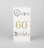 Classic Text 60th Birthday Card