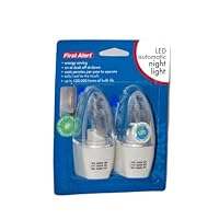 First Alert ALNL12 Automatic LED Night Light, 2-Pack