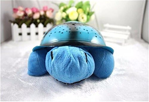 kitop 4 Colors Musical led Turtle Night Light Stars Constellation Lamp for Children gift comfortable lighting baby bedroom decoration blue