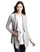 Three Seasons Maternity Women's Drape Front Cardigan, Heather Grey, X-Large