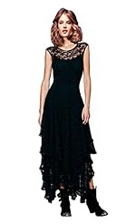 Sleeveless Tiered Lace Open-Back Asymmetric Floral Print Party Dress 