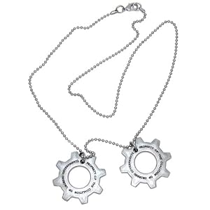 Gears of War 3 Distressed Metal Replica Cog Tags
