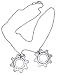Gears of War COG Tags Necklace Neca