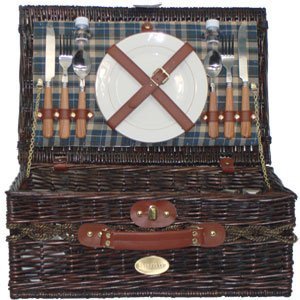 Black Tie Picnic Basket For 2