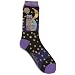 Socks: Celestial Cat Black