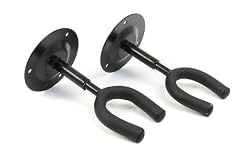 Boston Ukulele Wall Hangers: 1 pair of Hangers (to replace floor stand) suitable for Banjo Mandolin and other small instruments