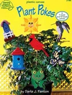 Plastic Canvas Plant Pokes