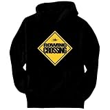 Rowing crossing Sports Mens Hoodie (Black, Sizes X-Small - XXX-Large)