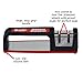 Deluxe Diamond 4-Wheel Kitchen Knife Sharpener - Instant Razor-Sharp Knives