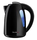 Breville VKJ557 Illuminated Plastic Jug Kettle, Black