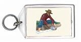 Alaskan Gold Panning Keychain