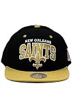 New Orleans Saints Mitchell & Ness Arched Logo Retro Vintage Snap back Hat