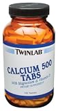 TwinLab - Calcium 500 With Magnesium  Vitamin D, 180 tablets Tablets tablets
