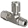 Parker A-Lok 2MRT2N-316 316 Stainless Steel Compression Tube Fitting, Run Tee, Tube OD x Tube OD x NPT Male