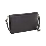 Derek Alexander Leather Utility Small Organizer Clutch