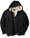 Dickies Men's Sherpa Lined Fleece Hooded Jacket