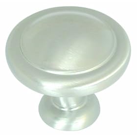 Amerock TEN1387-G10 Reflections Collection Knob Solid Brass, Satin Nickel, 1-1 4-Inch, 10-Pack by Amerock