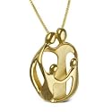 Loving Family Gold Plated Pendant & Chain