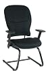 Mesh Guest Chair with Height Adjustable Arms By Office Star Furniture With Free Shipping
