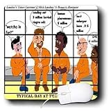 Londons Times Funny Computer Cartoons - Spam Prisons - Mouse Pads