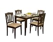 Target Marketing Systems 5 Piece Metropolitan Dining Set , Espresso