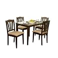 Target Marketing Systems 5 Piece Hamilton Dining Set , Espresso