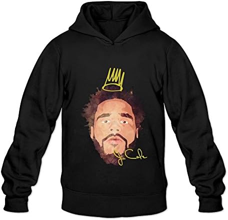IHoo Men J. Cole Fox Hoodie Black L