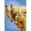 Russ Berrie 645495 Mare and Foal Estate Flag