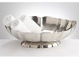 Arte Italica Cypress Large Scalloped Footed Bowl