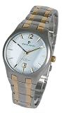 Pierre Cardin Gents Two Tone Bracelet White Dial and Date Feature Watch