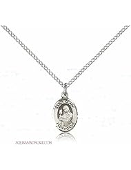 St. Clare of Assisi Small Sterling Silver Medal