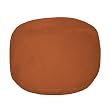 Brick Bigfoot Footstool Rhino Suede By Elite Furniture