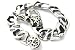 Silver Fire Flame Bracelet