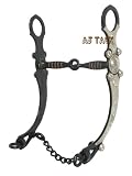 Black Steel Show Bit Silver Engraving