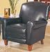 Kitchen & Housewares : Black Vinyl Club Chair