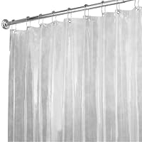 InterDesign X-Long Shower Curtain Liner, Clear