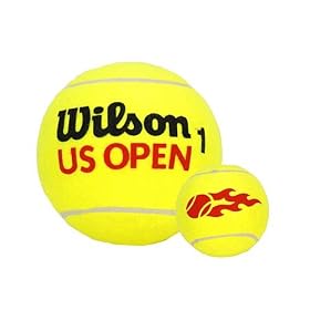 Wilson US Open Jumbo 9 Inch Tennis Ball (Basketball Size) by 