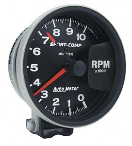 Auto Meter 3900 Sport-Compact Pedestal Mount Monster Tachometer Gauge