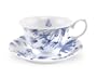 Botanic Blue Teacup and Saucer Set