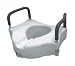 Drive Medical 12027RA Locking Elevated Toilet Seat With Removable Arms
