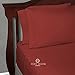 Cosy House Collection Everyday 1500 Series Bed Sheet Set - Ultra Soft & Cool Hotel Bedding - Deep Pocket - Wrinkle, Stain and Fade Resistant - 4 Piece Set (Queen, Burnt Orange)