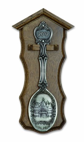 Jahreslöffel oval 2012 aus Zinn