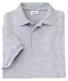 Hanes Stedman - 55-Ounce Jersey Knit Sport Shirt Light Steel-2XL