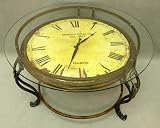 Review AntikaGifts  / Metal Table with Glass Top and Inside Clock