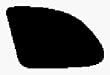 1989 FORD TAURUS Convex Passenger Side Mirror Glass